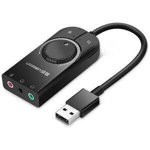 Ugreen Ugreen - OTG Audio Adapter (40964) - USB-A to Jack 3.5mm Earphone, Jack 3.5mm Microphone, Jack 3.5mm - Black 6957303849642 έως 12 άτοκες Δόσεις