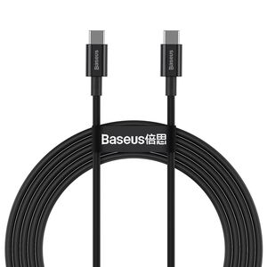 Baseus Superior Series Cable USB-C to USB-C, 100W, 2m (black) 6953156208445