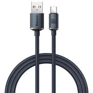 Baseus Baseus - Data Cable Crystal Shine (CAJY000501) - USB to Type-C, 100W, 2m - Black 6932172602833 έως 12 άτοκες Δόσεις