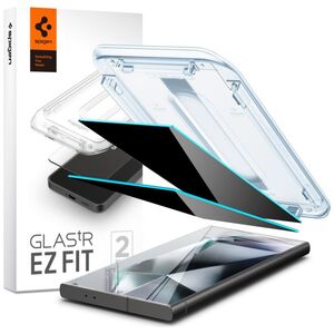 Spigen Folie pentru Samsung Galaxy S24 Ultra (set 2) - Spigen Glas.tR EZ FIT - Privacy 8809971225601 έως 12 άτοκες Δόσεις