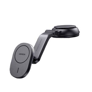 Magnetic Car Mount UGREEN CD345 with charger (black) 6941876211203