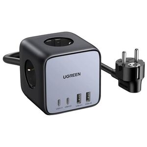 Power Strip Cube EU UGREEN CD268, 65W, 1.8m (black) 6941876221264