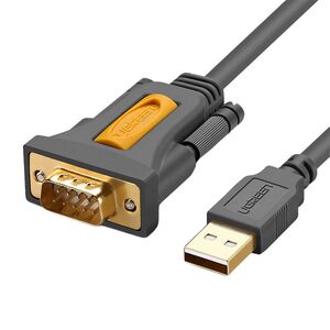 USB to DB9 RS-232 cable Ugreen CR104, 2m (black) 6957303822225