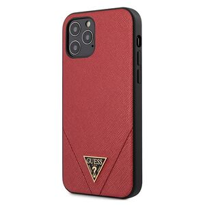 Guess GUHCP12LVSATMLRE iPhone 12 Pro Max 6.7&quot; red/red hardcase Saffiano 3700740480274