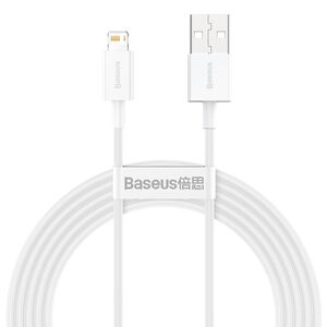 Baseus Superior USB - Lightning 2.4A 2 m cable White (CALYS-C02) 6953156205468