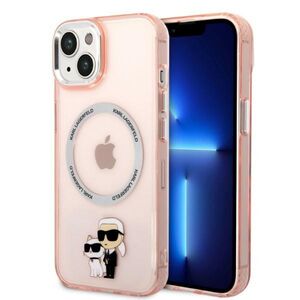 Karl Lagerfeld KLHMP14MHNKCIP iPhone 14 Plus 6.7&quot; hardcase pink/pink Iconic Karl&amp;Choupette Magsafe 3666339087579