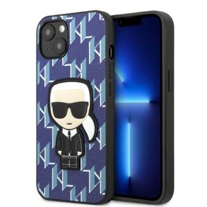 Karl Lagerfeld KLHCP13MPMNIKBL iPhone 13 6.1" hardcase blue/blue Monogram Ikonik Patch 3666339049492