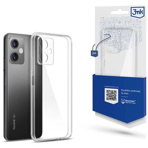 Case for Xiaomi Redmi Note 12 5G / Poco X5 5G Series Silicone 3mk Clear Case - Transparent 5903108497152