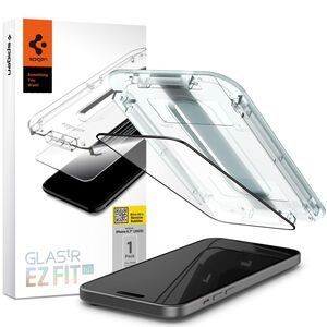 TEMPERED GLASS Spigen GLAS.TR "EZ FIT" FC IPHONE 15 PLUS BLACK 8809896752114