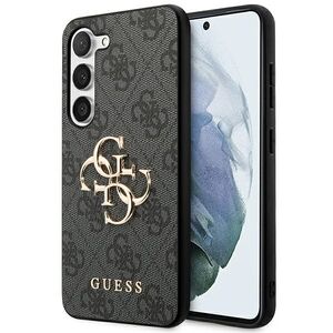 Guess GUHCS23FE4GMGGR S23 FE S711 gray/gray hardcase 4G Big Metal Logo 3666339218706