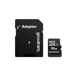 GoodRam memory card 32GB microSDHC cl. 10 UHS-I + adapter 5908267930144