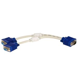 Akyga adapter with cable AK-AD-20 VGA (m) / 2x VGA (f) 2x 15cm 5901720131263