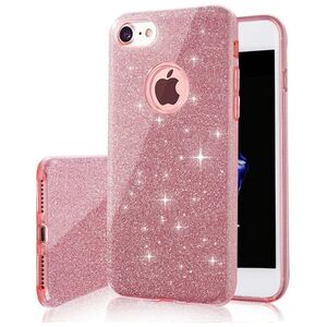 Glitter 3in1 case for iPhone 16 6,1&quot; pink 5907457788671