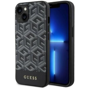 Guess case for iPhone 14 6,1&quot; GUHMP14SHGCFSEK black hard case GCube Stripes MagSafe 3666339112424