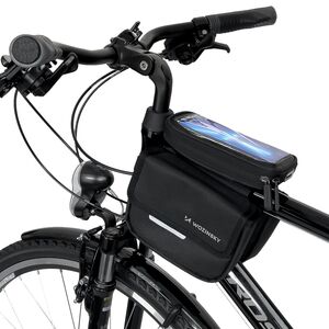 Wozinsky frame bike bag bicycle pannier waterproof phone case 1.5l black (WBB26BK) 5907769301452