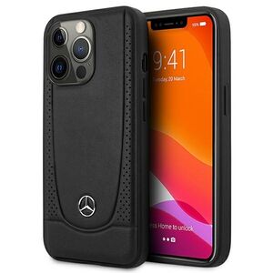 Mercedes MEHCP15XARMBK iPhone 15 Pro Max 6.7&quot; black/black hardcase Leather Urban 3666339171889