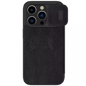 Nillkin Husa pentru iPhone 15 Pro Max - Nillkin QIN Pro Leather Case - Black 6902048265264 έως 12 άτοκες Δόσεις