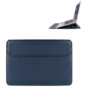 Devia MacBook bracket bag Ultra-Thin 15,4'' waterproof PU leather blue 6938595348372