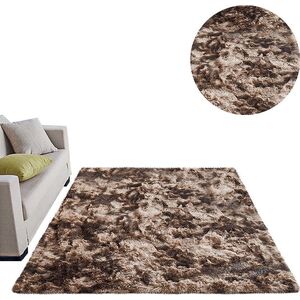 Strado Dywan Ombre Shaggy Strado 120x160 OmbreCoffee (Brązowy) uniwersalny