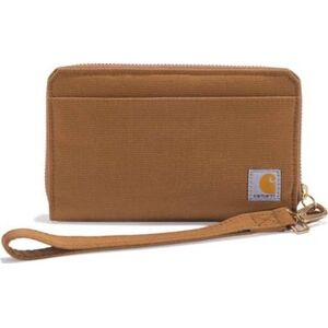 Carhartt Portfel Carhartt Nylon Duck LayFlat Clutch Brown