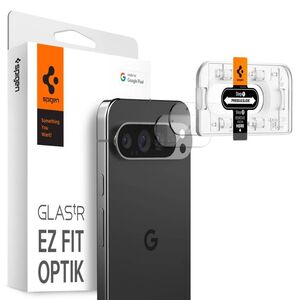 Camera Cover GOOGLE PIXEL 9 PRO Spigen Optik. TR ”EZ FIT” Camera Protector 2-pack Crystal Clear 8809971233125