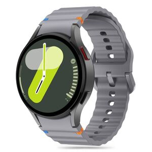 Strap for SAMSUNG GALAXY WATCH 4 / 5 / 5 PRO / 6 / 7 / FE Tech-Protect Silicone Sport Crayon gray 5906302313402