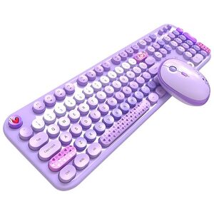 MOFII MOFII Lovely 2.4G Wireless Keyboard + Mouse Set (Purple) 068081  Lovely SMK-693M2AGP έως και 12 άτοκες δόσεις 6950125752558