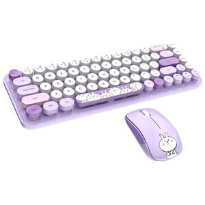 MOFII MOFII Wireless Keyboard+Mouse iBean Pro New 2.4G (Purple) 068157  iBean Pro Purple έως και 12 άτοκες δόσεις 6950125751711