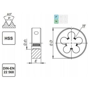 Fanar NARZYNKA M42 DIN-22568 (6g) HSS 800