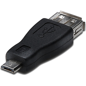 Adapter USB Akyga microUSB - USB Czarny  (AK-AD-08)