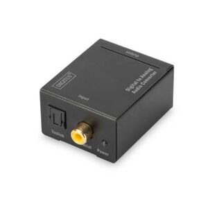 Adapter AV Digitus Toslink - RCA (Cinch) x2 czarny (DS-40133)