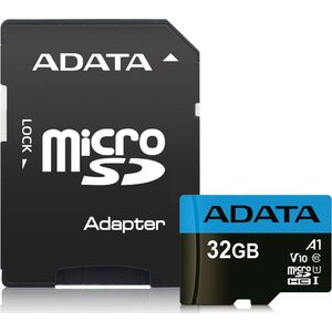 Karta ADATA Premier MicroSDHC 32 GB Class 10 UHS-I/U1 A1 V10 (AUSDH32GUICL10A1-RA1)