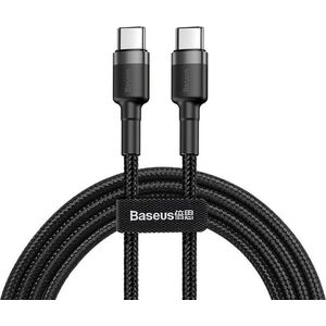 Kabel USB Baseus USB-C - USB-C 1 m Czarny (CATKLF-GG1)