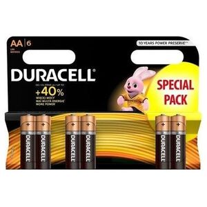 Duracell Bateria AA / R6 6 szt.