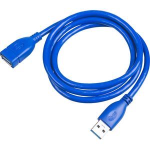 Kabel USB Akyga USB-A - USB-A 1 m Niebieski (AK-USB-28)