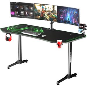 Biurko Ultradesk Frag Zielone 160 cmx75 cm