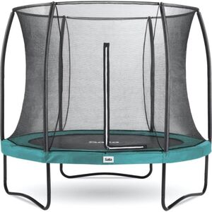 Trampolina ogrodowa Salta ogrodowa Comfort Edition z siatką wewnętrzną 5 FT 153 cm zielona