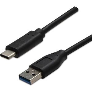 Kabel USB Neutralle USB-A - USB-C 1 m Czarny