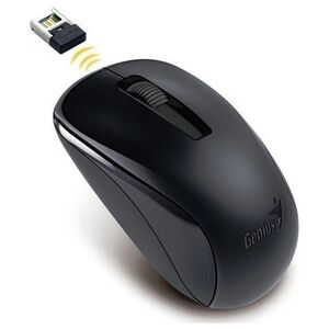 Mysz Genius Genius Mysz NX-7005, 1200DPI, 2.4 [GHz], optyczna, 3kl., bezprzewodowa USB, czarna, AA