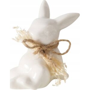 Boltze Figurka zając wielkanocny RABBIT, malutka, porcelanowa, wys. 6 cm