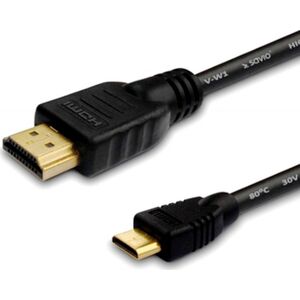 Kabel Savio HDMI Mini - HDMI 1.5m czarny (SAVIOCL09)