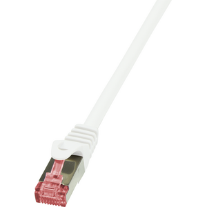 LogiLink CAT 6 Patchcord S/FTP PIMF Biały 0.5M (CQ2021S)