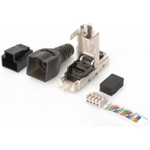 Digitus Wtyk RJ45 kat. 6A Digitus (8P8C) T568A/B 10GbE ekran., beznarzędziowy - DN-93631