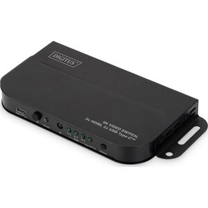 Przełącznik Digitus DIGITUS 4K Video Switch, 3x HDMI, 1x USB Type-CÖ