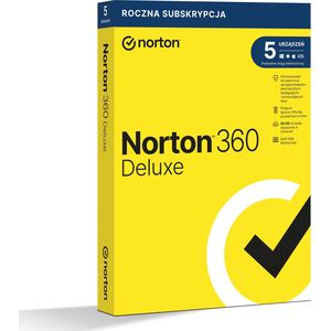 Norton 360 Deluxe 5 urządzeń 12 miesięcy  (21408667)