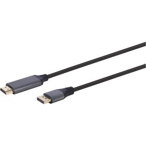 Kabel Gembird DisplayPort - HDMI 1.8m czarny (CC-DP-HDMI-4K-6)