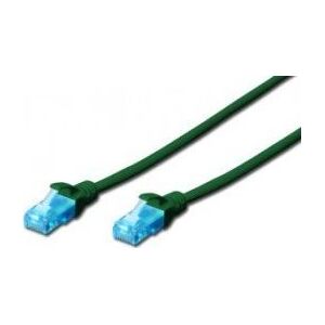 Digitus DIGITUS CAT 5e U-UTP patch cable PVC AWG 26/7 length 15m color green