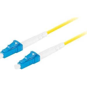 Lanberg PATCHCORD ŚWIATŁOWODOWY SM LC/UPC-LC/UPC SIMPLEX 3.0MM LSZH G657A1 10M ŻÓŁTY LANBERG