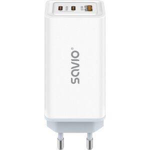 Ładowarka Savio Ładowarka sieciowa USB GaN 65W, Quick Charge 4.0, Power Delivery 3.0, LA-07