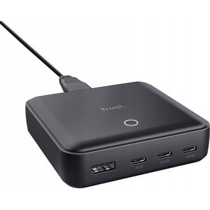 Zasilacz do laptopa Trust TRUST napájecí adaptér MAXO 100W, 3x USB-C, 1xUSB-A